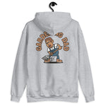 Gardening Brown Hair Tan Skin Tone No-Glasses Short Stubble Dad Hoodie