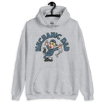 Mechanic Blond Hair Light Skin Tone No-Glasses Stubble Dad Hoodie