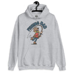 Fishing Blond Hair Light Skin Tone Glasses Beard Dad Hoodie