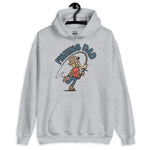 Fishing Blond Hair Light Skin Tone No-Glasses Beard Dad Hoodie