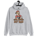 DIY Blond Hair Light Skin Tone Glasses Moustache Dad Hoodie
