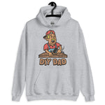 DIY Blond Hair Tan Skin Tone No-Glasses Moustache Dad Hoodie