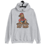 DIY Brown Hair Tan Skin Tone No-Glasses Beard Dad Hoodie