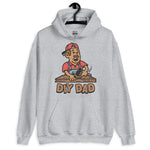 DIY Brown Hair Tan Skin Tone No-Glasses Moustache Dad Hoodie