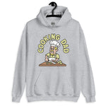 Cooking Blond Hair Light Skin Tone No-Glasses Moustache & Chin Beard Dad Hoodie