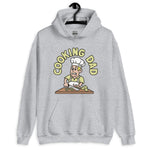 Cooking Blond Hair Light Skin Tone No-Glasses Stubble Dad Hoodie