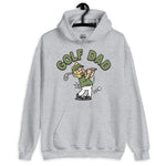 Golf Blond Hair Light Skin Tone No-Glasses Beard Dad Hoodie