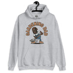 Gardening Black Hair Dark Skin Tone Glasses Bald Beard Dad Hoodie