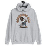 Gardening Black Hair Dark Skin Tone Glasses Short Beard Dad Hoodie
