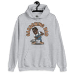 Gardening Black Hair Dark Skin Tone Glasses Short Moustache Dad Hoodie