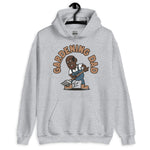 Gardening Black Hair Dark Skin Tone No-Glasses Bald Stubble Dad Hoodie