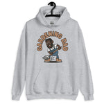 Gardening Black Hair Dark Skin Tone No-Glasses Medium Beard Dad Hoodie