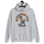 Gardening Black Hair Light Skin Tone Glasses Short Moustache & Chin Beard Dad Hoodie