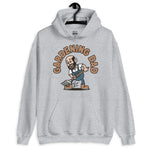 Gardening Black Hair Light Skin Tone No-Glasses Bald Beard Dad Hoodie