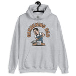 Gardening Black Hair Light Skin Tone No-Glasses Short Moustache & Chin Beard Dad Hoodie