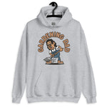 Gardening Black Hair Tan Skin Tone Glasses Long Moustache Dad Hoodie