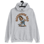 Gardening Black Hair Tan Skin Tone Glasses Long Moustache & Chin Beard Dad Hoodie