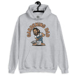 Gardening Black Hair Tan Skin Tone No-Glasses Long Beard Dad Hoodie