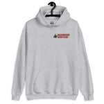 Dangerous Dads Club Hoodie - red logo with dark thumb