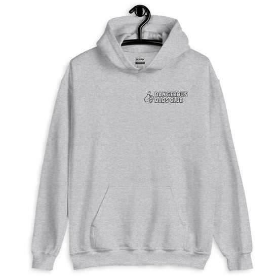 Dangerous Dads Club Hoodie - black outline logo