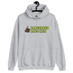 Dangerous Dads Club Hoodie - L.green logo - dark thumb