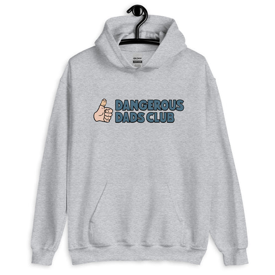 Dangerous Dads Club Hoodie - Blue logo - light thumb