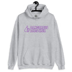 Dangerous Dads Club Hoodie - Purple outline logo