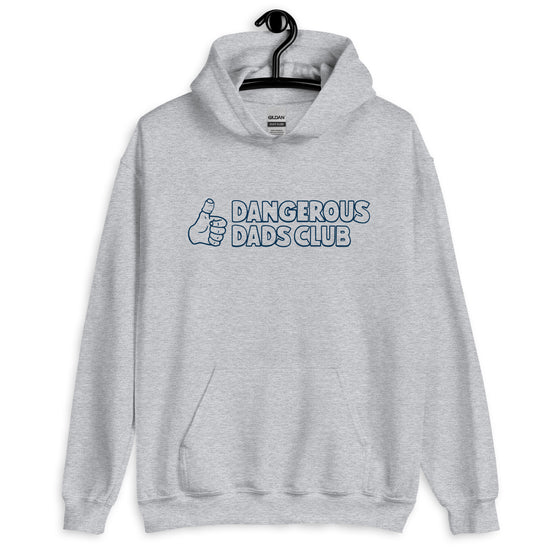 Dangerous Dads Club Hoodie - Navy outline logo