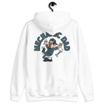 Mechanic Black Hair Light Skin Tone Glasses Moustache & Chin Beard Dad Hoodie