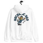 Mechanic Blond Hair Tan Skin Tone Glasses Beard Dad Hoodie