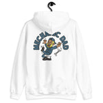 Mechanic Blond Hair Tan Skin Tone No-Glasses Beard Dad Hoodie