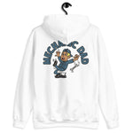 Mechanic Blond Hair Tan Skin Tone No-Glasses Stubble Dad Hoodie