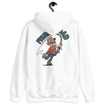 Fishing Blond Hair Light Skin Tone Glasses Stubble Dad Hoodie