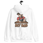 DIY Black Hair Light Skin Tone Glasses Moustache & Chin Beard Dad Hoodie