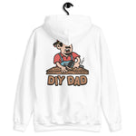 DIY Black Hair Light Skin Tone No-Glasses Moustache & Chin Beard Dad Hoodie