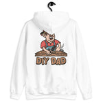 DIY Brown Hair Light Skin Tone Glasses Moustache Dad Hoodie