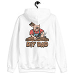DIY Brown Hair Light Skin Tone No-Glasses Stubble Dad Hoodie