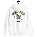 Golf Blond Hair Light Skin Tone No-Glasses Beard Dad Hoodie