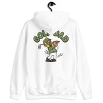 Golf Blond Hair Tan Skin Tone Glasses Beard Dad Hoodie