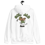 Golf Blond Hair Tan Skin Tone Glasses Stubble Dad Hoodie