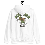 Golf Blond Hair Tan Skin Tone No-Glasses Beard Dad Hoodie