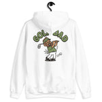 Golf Brown Hair Tan Skin Tone Glasses Beard Dad Hoodie