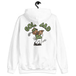 Golf Brown Hair Tan Skin Tone No-Glasses Beard Dad Hoodie