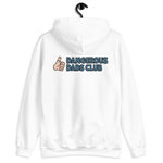 Dangerous Dads Club Hoodie - blue logo with light thumb