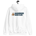 Dangerous Dads Club Hoodie - blue logo with tan thumb