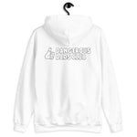 Dangerous Dads Club Hoodie - grey outline logo
