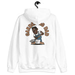 Gardening Black Hair Dark Skin Tone No-Glasses Medium Moustache Dad Hoodie