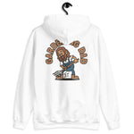 Gardening Brown Hair Tan Skin Tone No-Glasses Long Beard Dad Hoodie