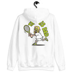 Tennis Blond Hair Light Skin Tone No-Glasses Short Beard Dad Hoodie