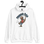 Fishing Black Hair Tan Skin Tone Glasses Beard Dad Hoodie